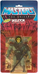 MASTERS OF THE UNIVERSE "SKELETOR" ON 12BK CARD.