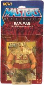 MASTERS OF THE UNIVERSE "RAM MAN" ON 12BK CARD.