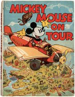 "MICKEY MOUSE ON TOUR" ENGLISH HARDCOVER.