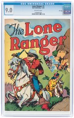 "LONE RANGER" #1 JANUARY-FEBRUARY 1948 CGC 9.0 VF/NM FILE COPY.