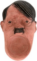 WORLD WAR II ANTI-HITLER FIGURAL PLASTER ASHTRAY.