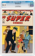 "SUPER COMICS" #72 & #82 CGC PAIR FILE COPIES.