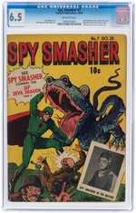 "SPY SMASHER" #7 OCTOBER 1942 CGC 6.5 FINE+.