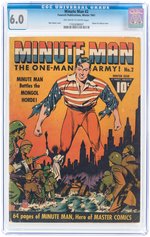 "MINUTE MAN" #2 WINTER 1941 CGC 6.0 FINE.