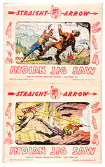 "STRAIGHT ARROW" PUZZLES AND PREMIUMS EXTENSIVE COLLECTION.