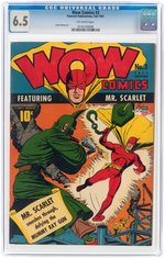 "WOW COMICS" #3 FALL 1941 CGC 6.5 FINE+.