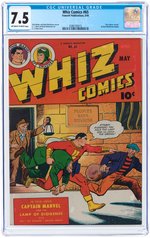 "WHIZ COMICS" #65 MAY 1945 CGC 7.5 VF-.