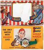 "HOWDY DOODY WRIST WATCH" BOXED WATCH WITH MOVABLE EYES.