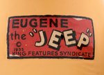 POPEYE'S PET EUGENE THE "JEEP" LARGEST SIZE JOINTED COMPOSITION DOLL.