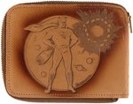 "SUPERMAN" PIONEER LEATHER WALLET WITH CARDS.