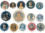 CHILD WELFARE 14 EARLY BUTTONS FOR BABIES & ORPHANS ALL PRE-1930.