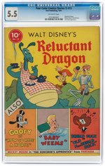 "FOUR COLOR COMICS (SERIES 1)" #13 1941 CGC 5.5 FINE- (THE RELUCTANT DRAGON).