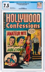 "HOLLYWOOD CONFESSIONS" #1 OCTOBER 1949 CGC 7.5 VF-.