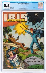 "IBIS THE INVINCIBLE" #5 FALL 1946 CGC 8.5 VF+.