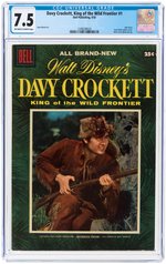 "DAVY CROCKETT, KING OF THE WILD FRONTIER" #1 SEPTEMBER 1955 CGC 7.5 VF-.