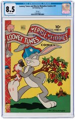 "LOONEY TUNES AND MERRIE MELODIES COMICS" #41 MARCH 1945 CGC 8.5 VF+ FILE COPY.