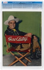 "GENE AUTRY COMICS" #3 NOVEMBER 1942 CGC 8.5 VF+.