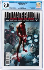 "ULTIMATE FALLOUT" #4 OCTOBER 2011 CGC 9.8 NM/MINT (FIRST MILES MORALES).