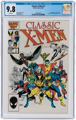 "CLASSIC X-MEN" #1 SEPTEMBER 1986 CGC 9.8 NM/MINT.