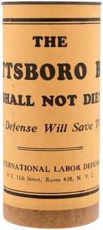 "THE SCOTTSBORO BOYS SHALL NOT DIE" INTERNATIONAL LABOR DEFENSE CIVIL RIGHTS CONTRIBUTOR BANK.