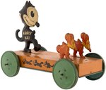 "KRAZY KAT" MECHANICAL PULL TOY.