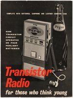 PEPSI-COLA BOXED "9 TRANSISTOR RADIO."