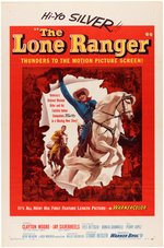 "THE LONE RANGER" 1956 MOVIE POSTER.