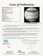 500 HOME RUN CLUB MULTI-SIGNED BASEBALL INCLUDING MICKEY MANTLE, TED WILLIAMS, WILLIE MAYS & OTHERS.