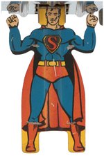 "SUPERMAN TURNOVER TANK" BOXED MARX WIND-UP (SILVER VARIETY).