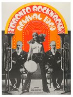 "TORONTO ROCK'N'ROLL REVIVAL" CONCERT POSTER - THE DOORS, CHUCK BERRY, JOHN LENNON & ERIC CLAPTON.