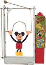"DISNEY ACROBAT" BOXED BATTERY-OPERATED LINE MAR TOY FEATURING MICKEY MOUSE.