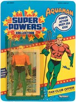 SUPER POWERS AQUAMAN FIGURE ON CARD.