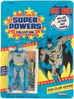 SUPER POWERS BATMAN FIGURE ON CARD.