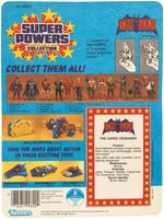 SUPER POWERS BATMAN FIGURE ON CARD.