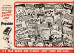 "POPSICLE" 1945 RETAILER'S PROMOTIONAL BOOKLET WITH SUPERMAN & COMIC BOOKS CONTENT.