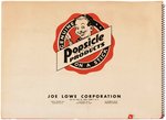 "POPSICLE" 1945 RETAILER'S PROMOTIONAL BOOKLET WITH SUPERMAN & COMIC BOOKS CONTENT.