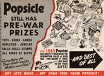 "POPSICLE" 1945 RETAILER'S PROMOTIONAL BOOKLET WITH SUPERMAN & COMIC BOOKS CONTENT.