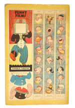 "POPEYE FUNNY FILMS" CUT-OUT BOOK BY SAALFIELD.