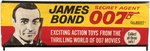JAMES BOND ACTION TOYS GILBERT STORE DISPLAY WIRE RACK.