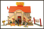 DICK TRACY "THE HOME OF SPARKLE PLENTY" RARE DOLL HOUSE.