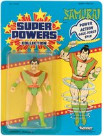 SUPER POWERS SAMURAI FIGURE ON CARD.