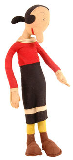 OLIVE OYL LARGE FELT DOLL.