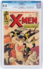 "X-MEN" #1 SEPTEMBER 1963 CGC 4.0 VG (FIRST X-MEN & MAGNETO).