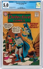 "DETECTIVE COMICS" #267 MAY 1959 CGC 5.0 VG/FINE (FIRST BAT-MITE).