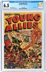 "YOUNG ALLIES" #16 SUMMER 1945 CGC 6.5 FINE+.