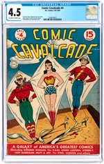 "COMIC CAVALCADE" #4 FALL 1943 CGC 4.5 VG+.