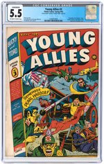 "YOUNG ALLIES" #3 SPRING 1942 CGC 5.5 FINE-.