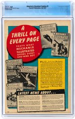 "AMERICA'S GREATEST COMICS" #1 FALL 1941 CGC 6.0 FINE.