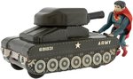 "SUPERMAN TANK" BOXED LINE MAR BATTERY-OPERATED TOY (COLOR VARIETY).