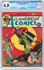 "ALL-AMERICAN COMICS" #24 MARCH 1941 CGC 6.0 FINE.